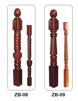 紅橡木實木樓梯扶手